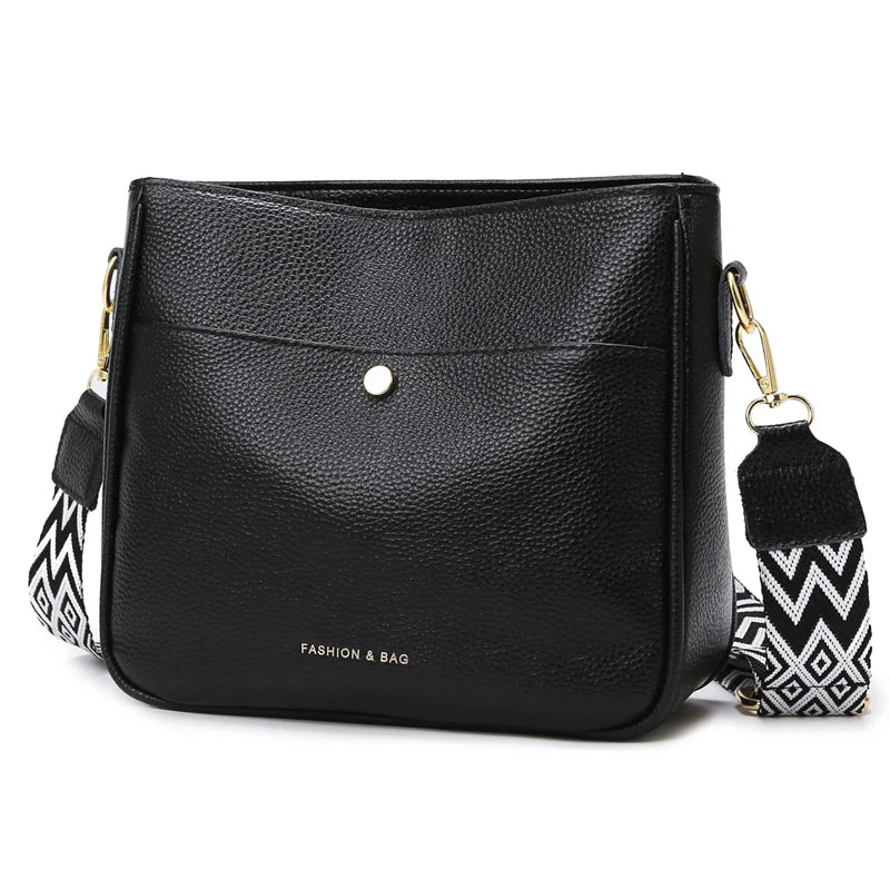 petit sac à bandoulière en cuir véritable - Tessa