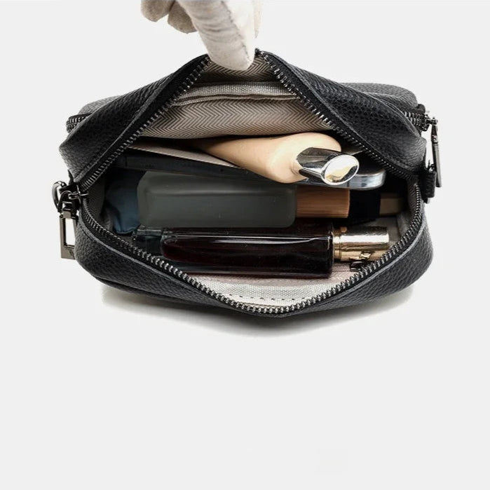 sac en bandoulière cuir végétal Emma