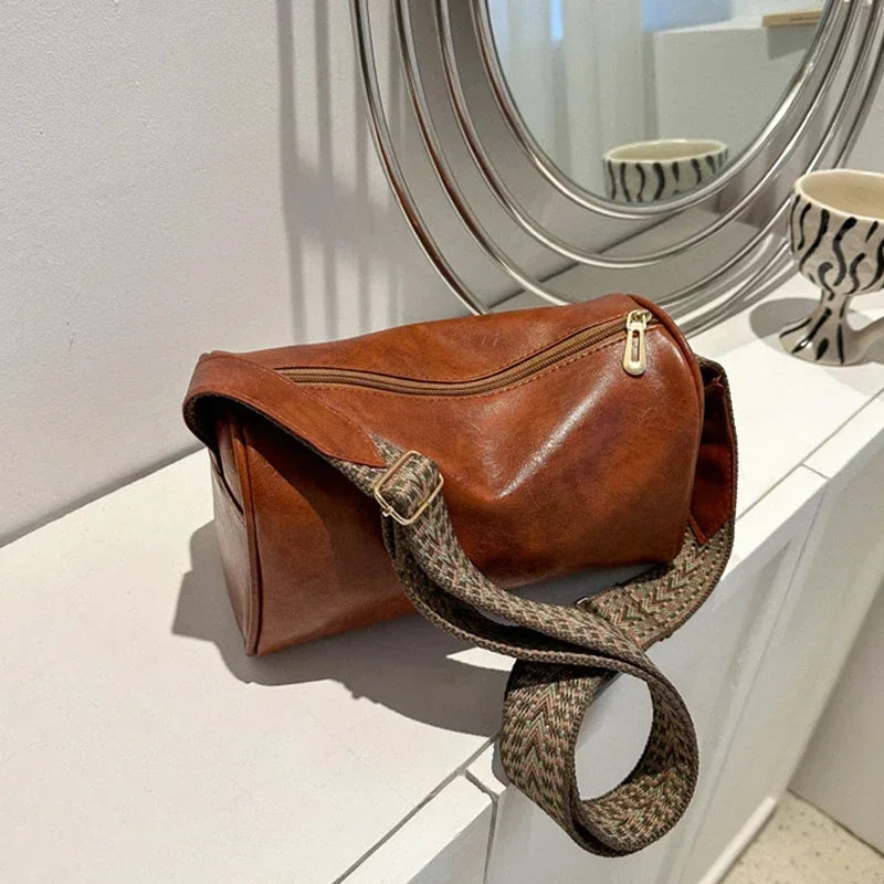 sac en bandoulière cuir vegan - Dorine