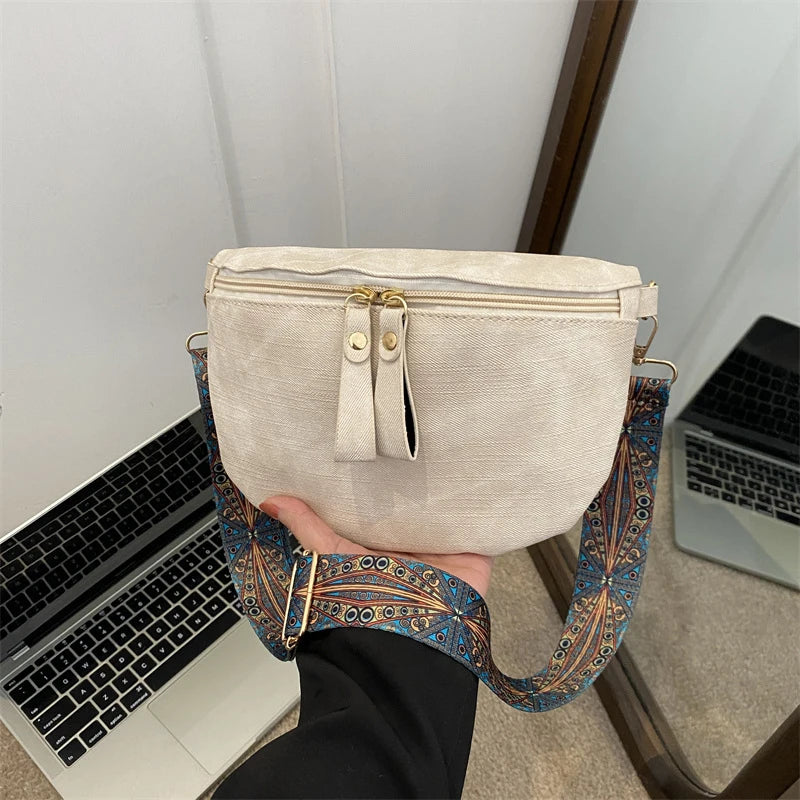 sac banane en tissu canvas - Aurora