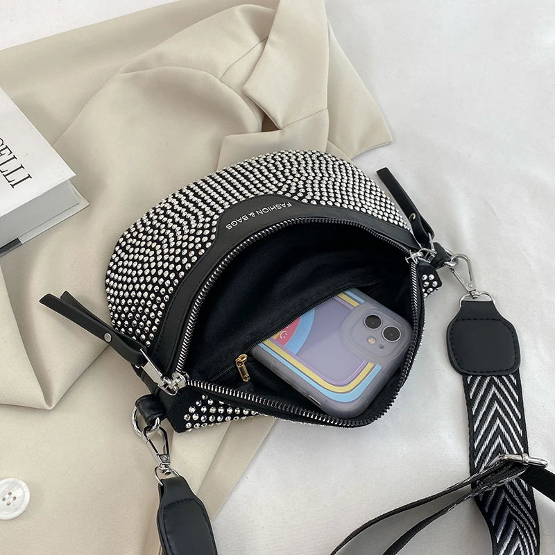 sac banane femme avec strass Manon