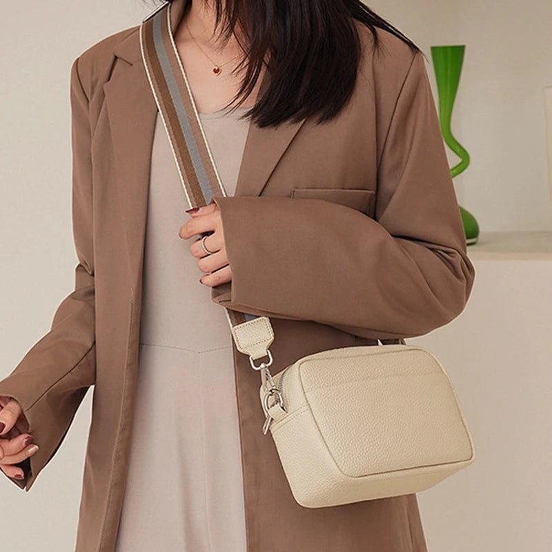Zoé vegetable leather shoulder bag