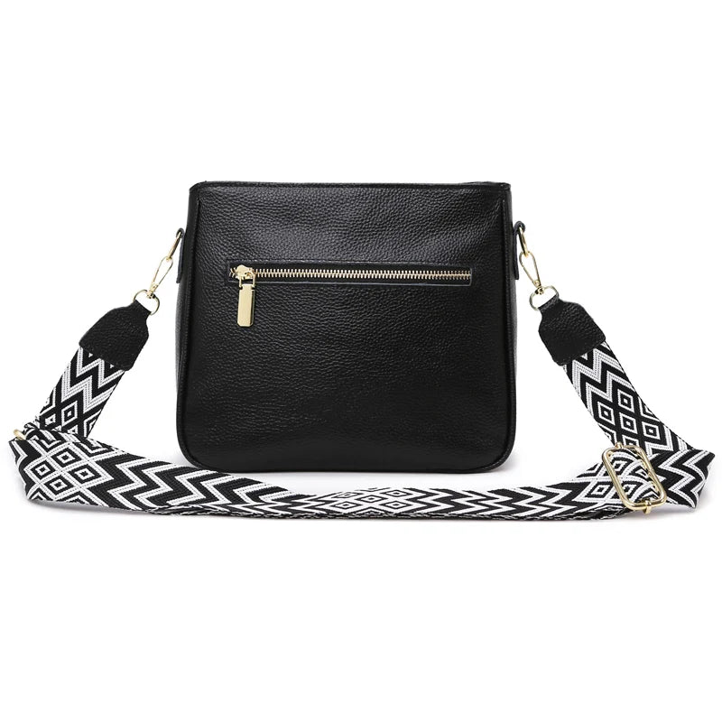 petit sac à bandoulière en cuir véritable - Tessa