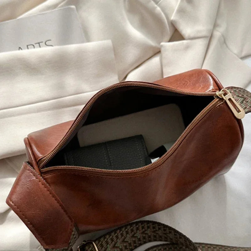 sac en bandoulière cuir vegan - Dorine