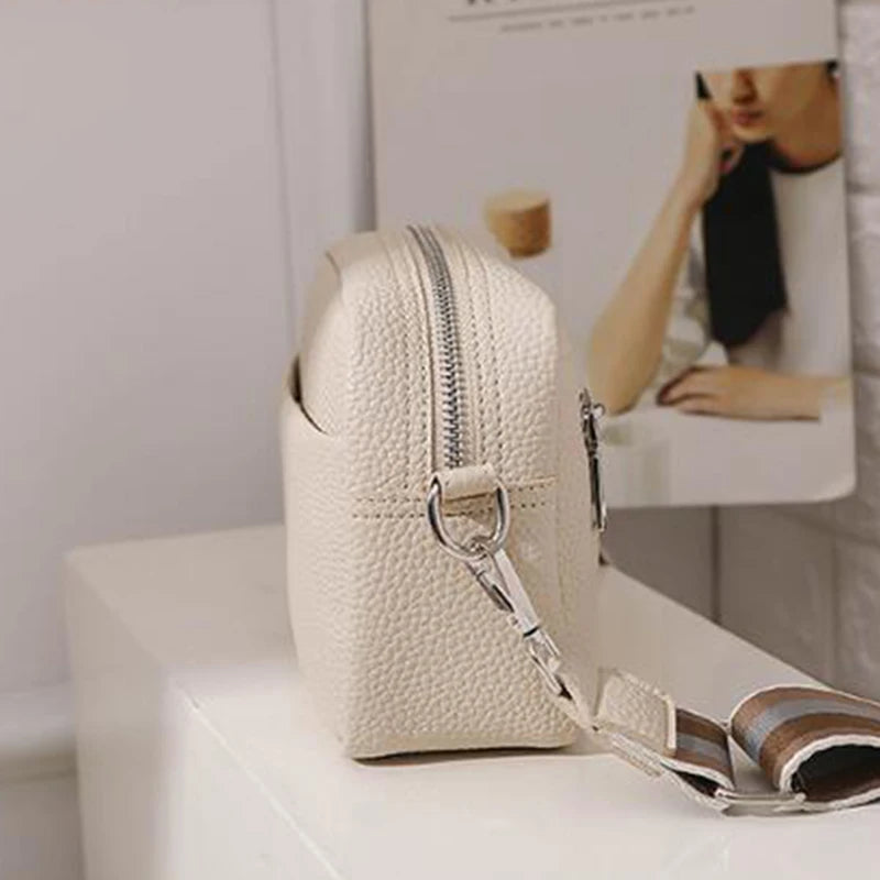 Zoé vegetable leather shoulder bag