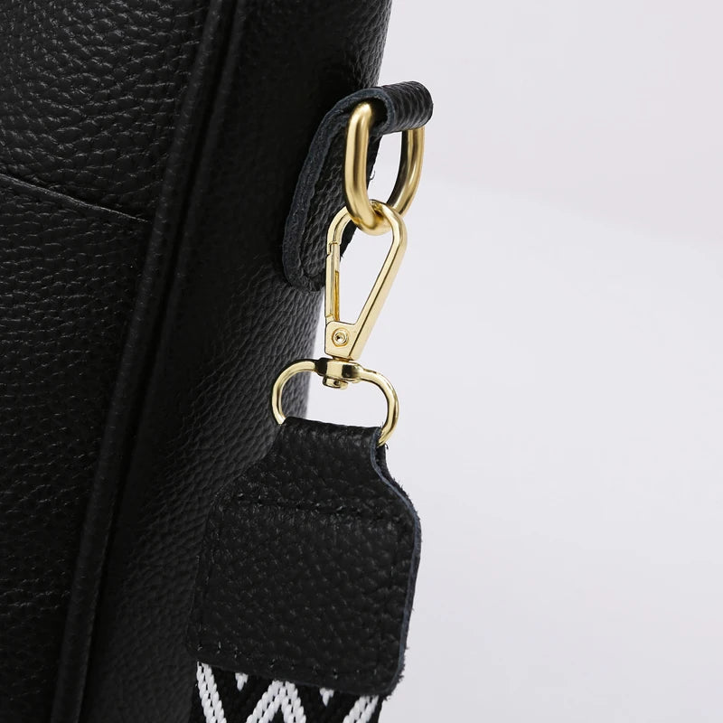 petit sac à bandoulière en cuir véritable - Tessa