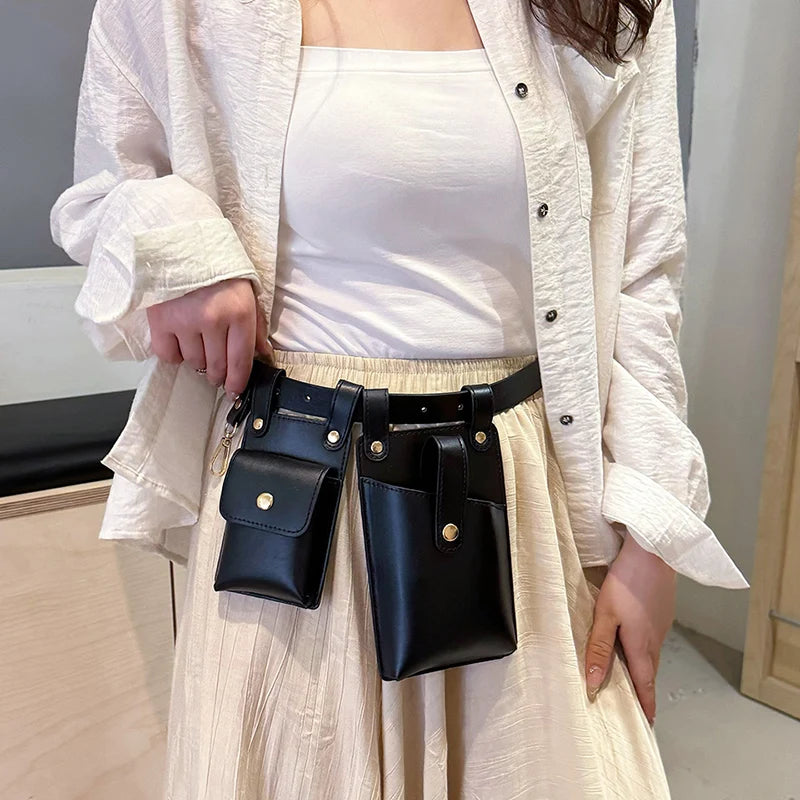 mini sac à bandoulière en cuir Edna