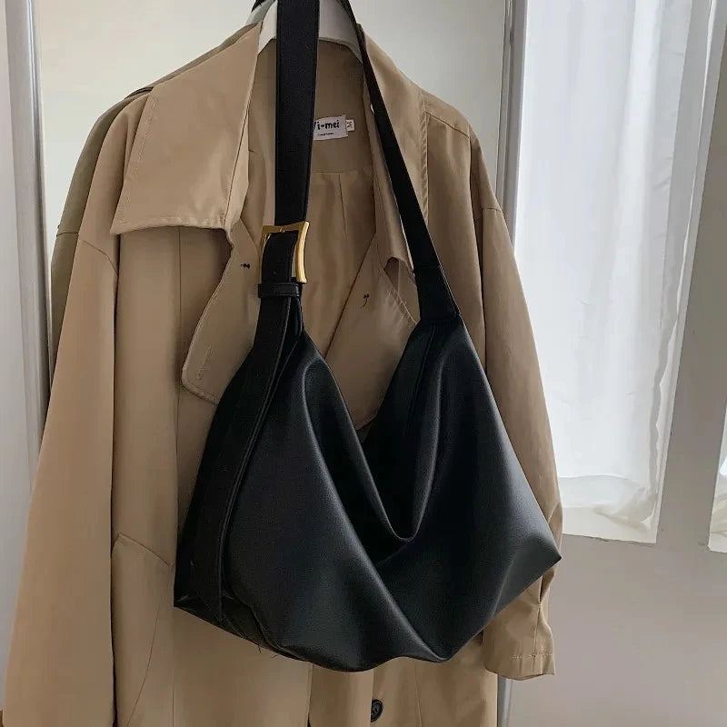 smooth and supple leather tote bag - Auréa