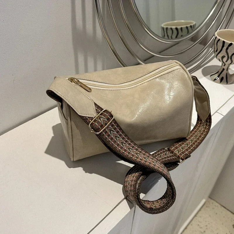 sac en bandoulière cuir vegan - Dorine