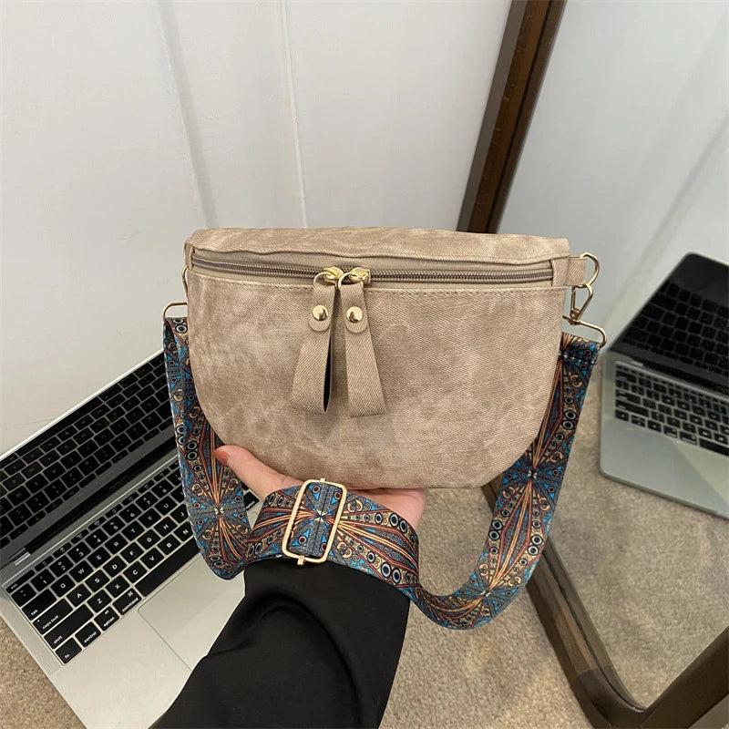 sac banane en tissu canvas - Aurora