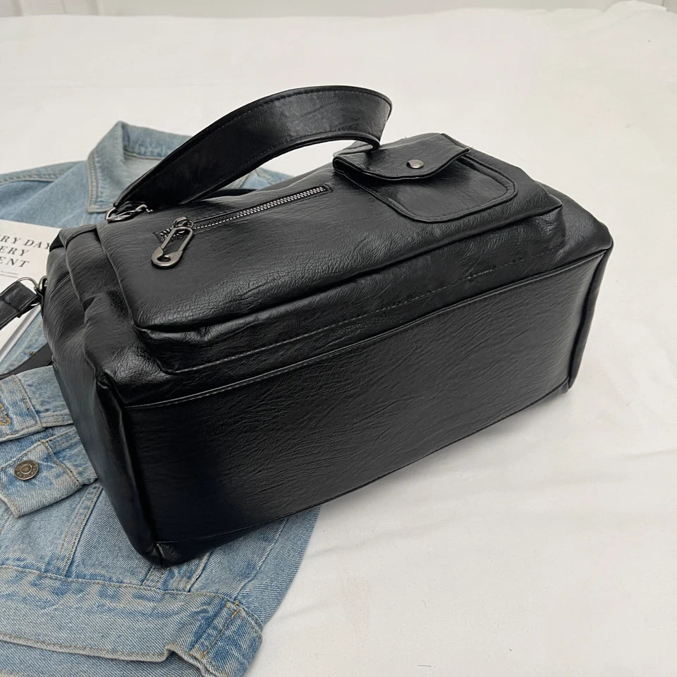 grand sac de cours en bandoulière - Iris
