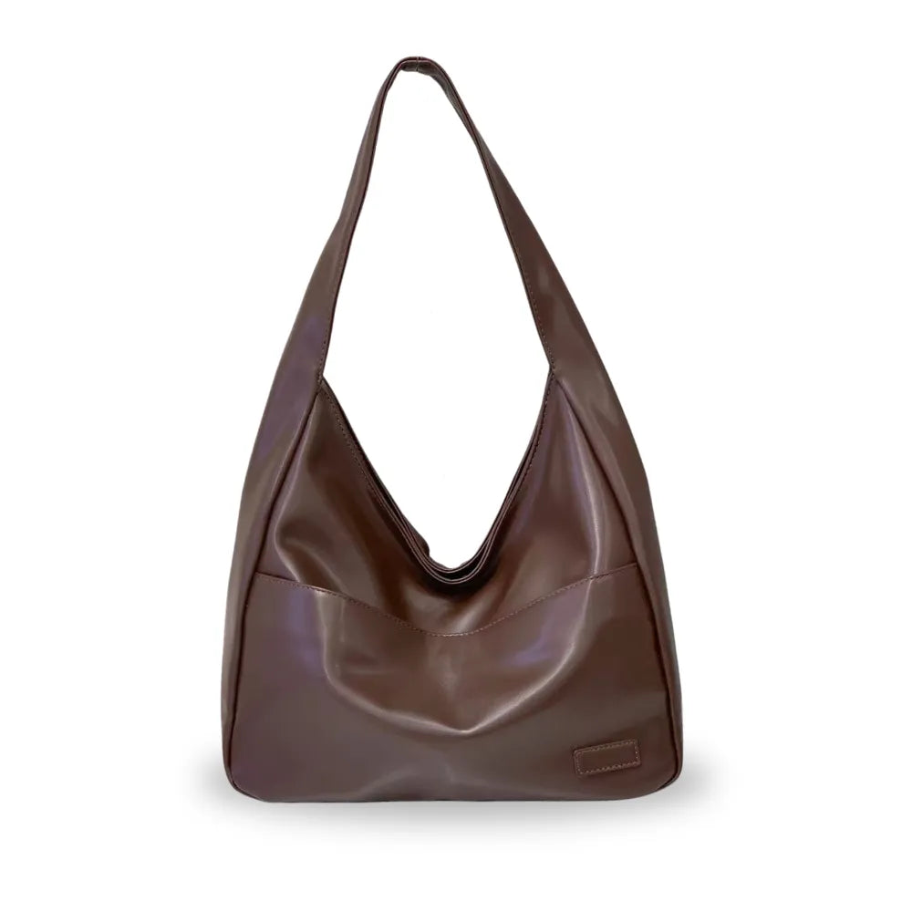 trendy smooth leather school bag - Lua