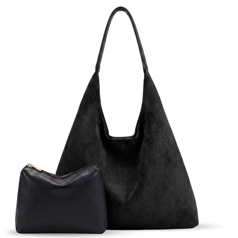 sac fourre-tout chic en suédine - Maëly