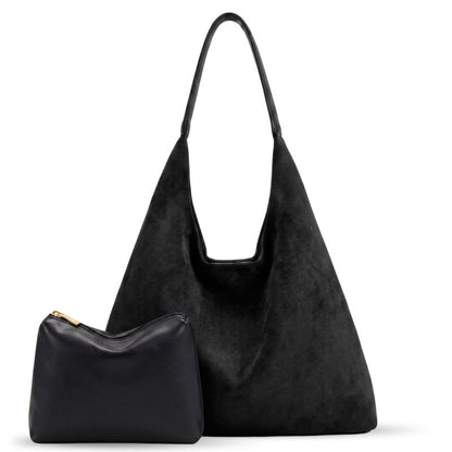 sac fourre-tout chic en suédine - Maëly