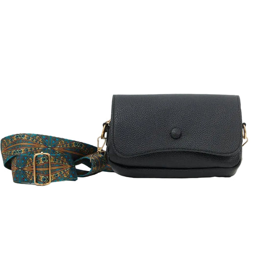 petit sac en bandoulière en cuir végétal Alix