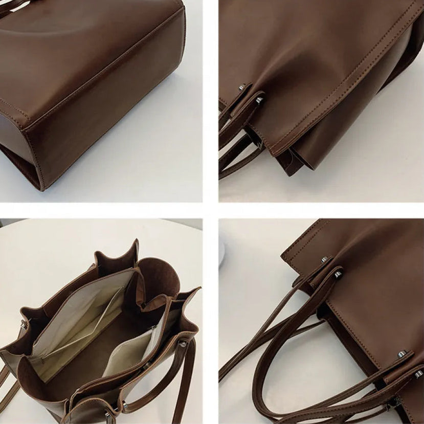 Sac à main bandoulière luxe, sac de cours - Aelis