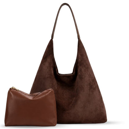 sac fourre-tout chic en suédine - Maëly