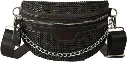 sac banane noir Valentine
