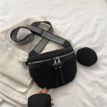 sac banane femme avec strass Manon