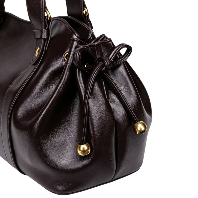 Sac à main en Cuir Tendance, Large - Victoria