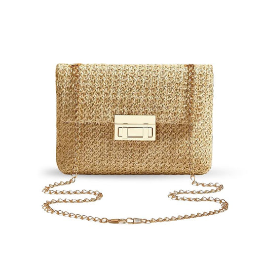 Petit Sac en Paille Bandoulière - Joy