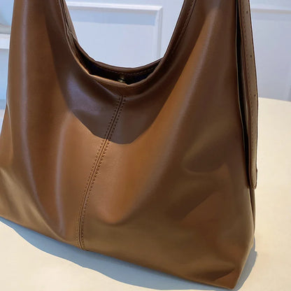 Sac a main fourre tout en cuir femme - Elenya