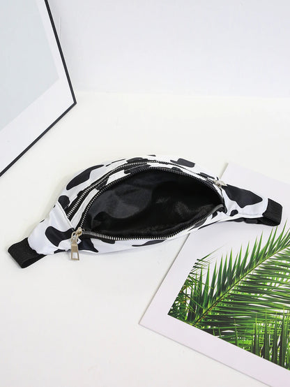 sac banane blanc et noir Suzanne