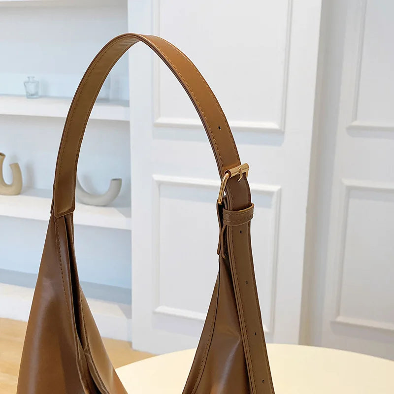 Sac a main fourre tout en cuir femme - Elenya