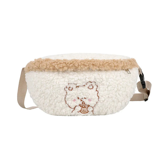 Thérèse furry fanny pack