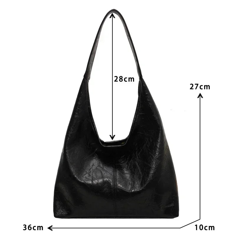 Grand sac à main Fourre-tout avec pochette, fermeture aimantée - Elvira
