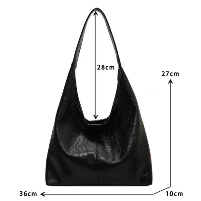 Grand sac à main Fourre-tout avec pochette, fermeture aimantée - Elvira