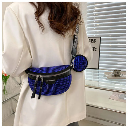 sac banane femme avec strass Manon