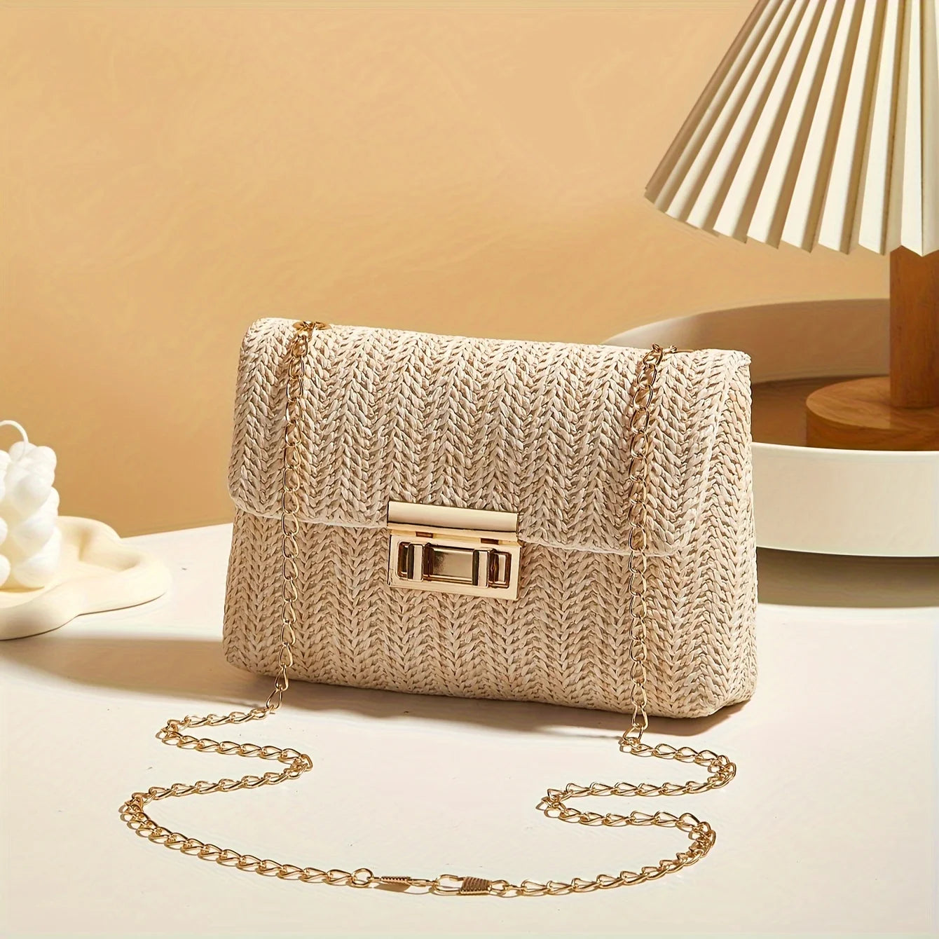 Petit Sac en Paille Bandoulière - Joy
