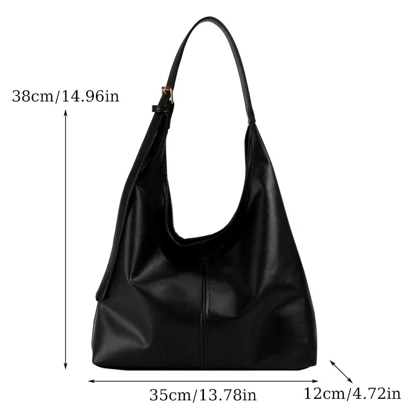 Sac a main fourre tout en cuir femme - Elenya