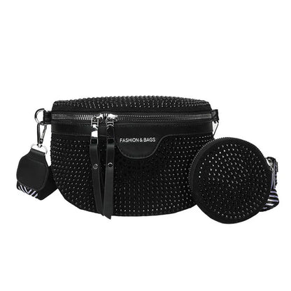 sac banane femme avec strass Manon