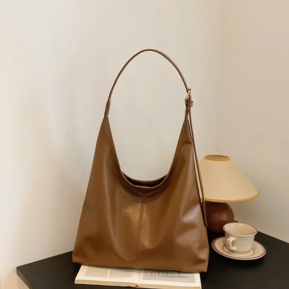 Sac a main fourre tout en cuir femme - Elenya