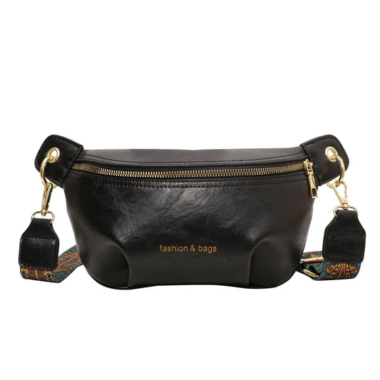 sac banane en cuir végétal chic - Rose