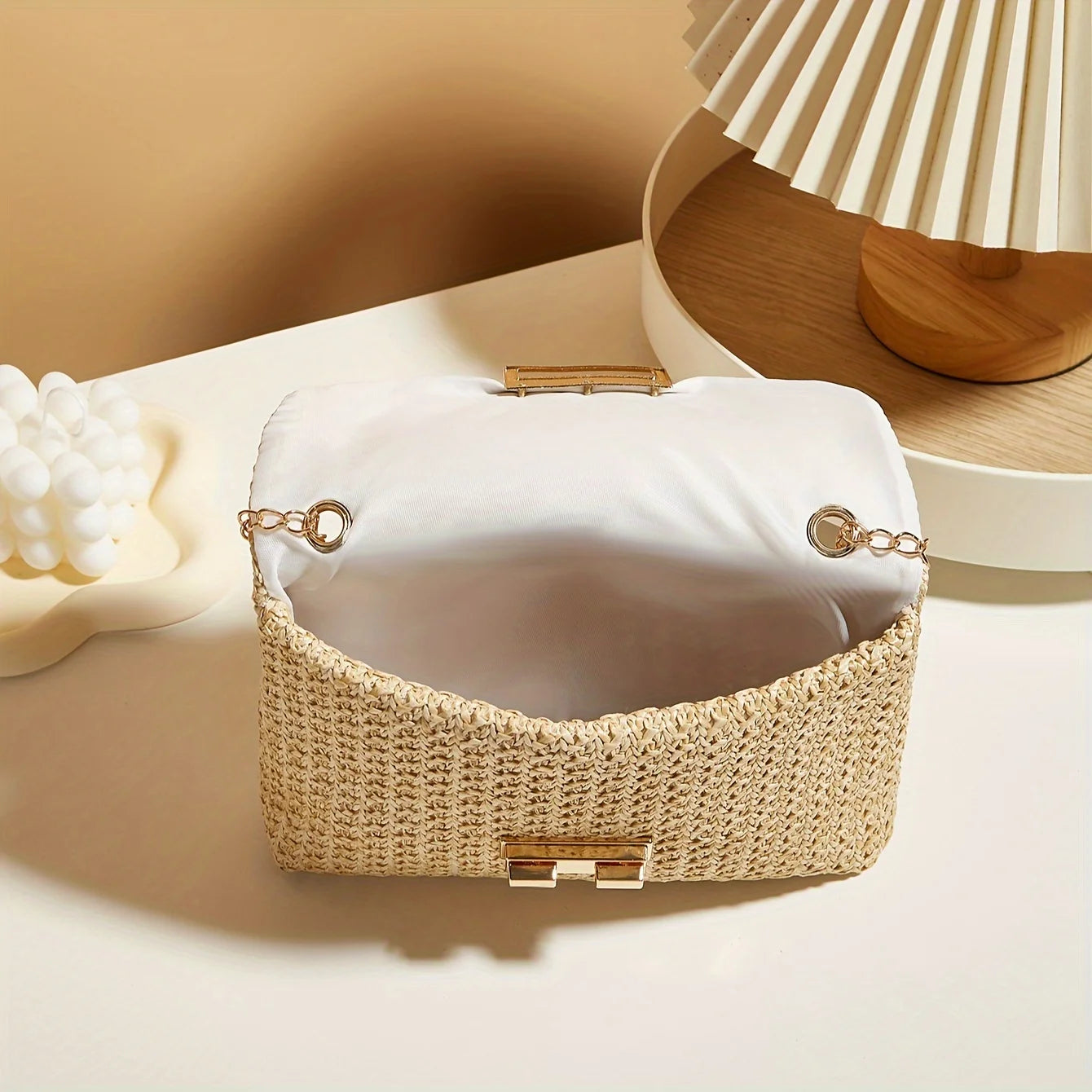 Petit Sac en Paille Bandoulière - Joy