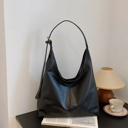 Sac a main fourre tout en cuir femme - Elenya