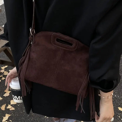 Sac à Main à Franges Daim Vegan - Tess