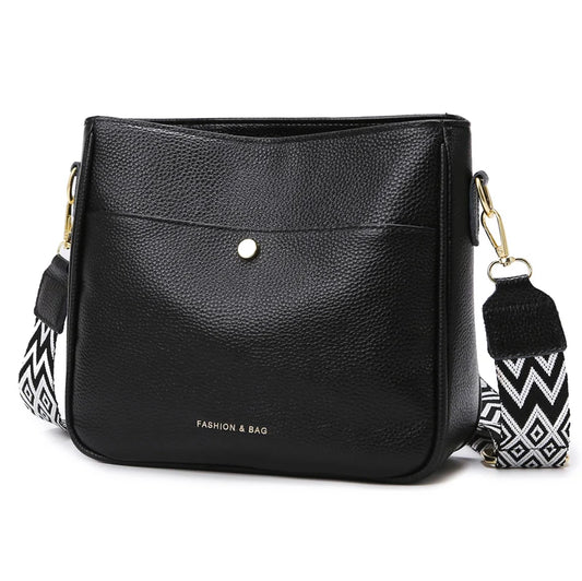 petit sac à bandoulière en cuir véritable - Tessa