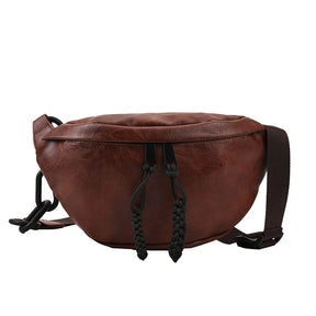 grand sac banane cuir Sophia