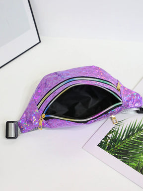 sac banane holographique Yasmine