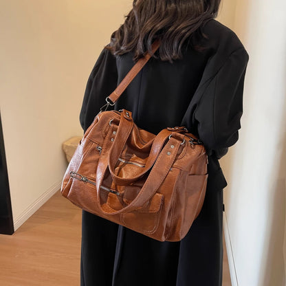 grand sac de cours en bandoulière - Iris