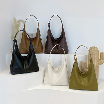 Sac a main fourre tout en cuir femme - Elenya
