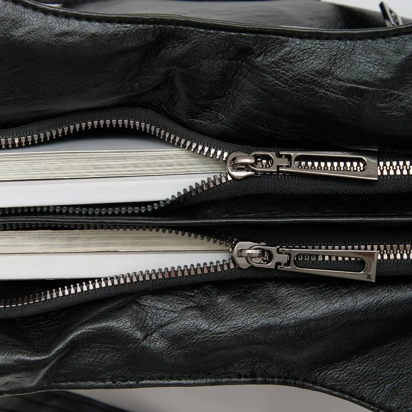 sac à main de cours en bandoulière, fermeture zip - Aliona