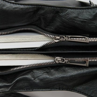 sac à main de cours en bandoulière, fermeture zip - Aliona