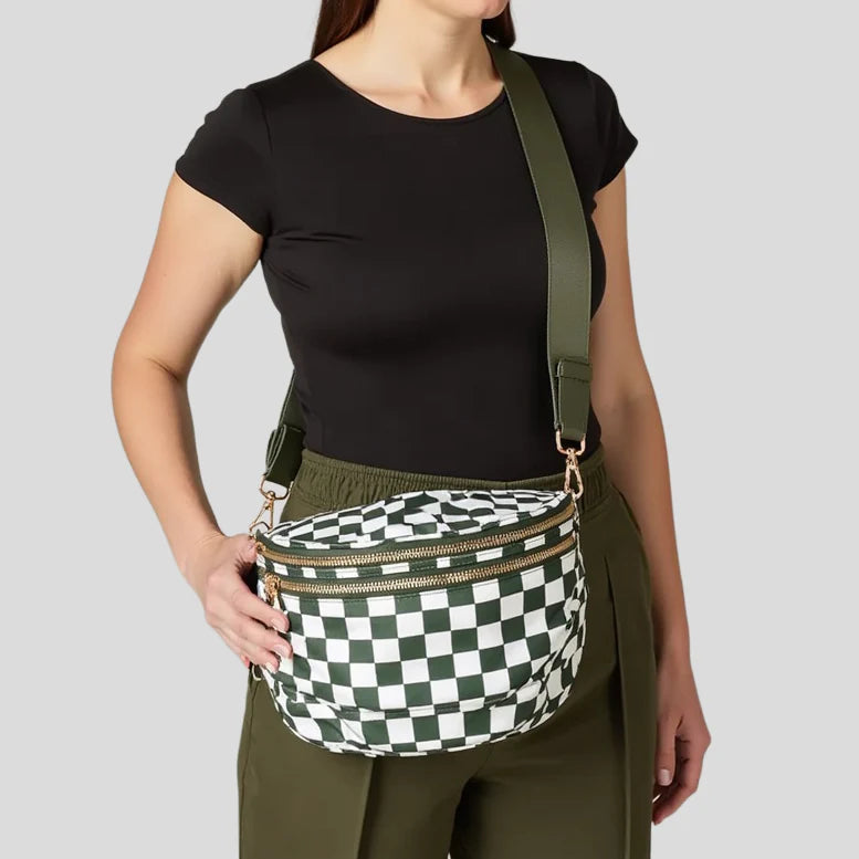 Grand sac à bandoulière pour maman, banane XL - Adelya