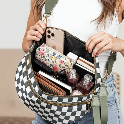 Grand sac à bandoulière pour maman, banane XL - Adelya