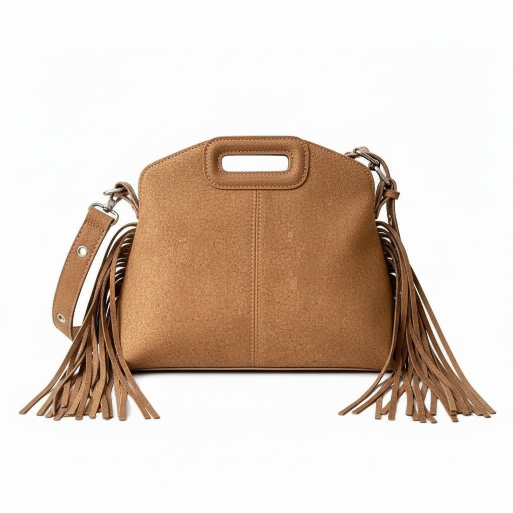 Sac à Main à Franges Daim Vegan - Tess